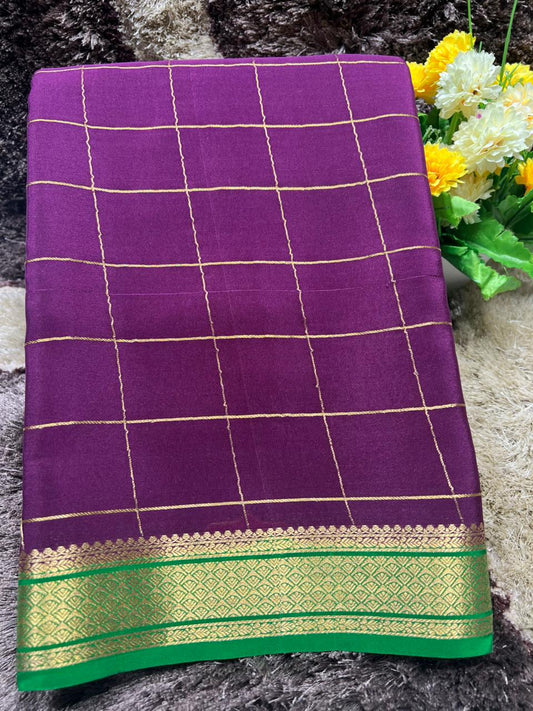 Pure Mysore Silk Saree.