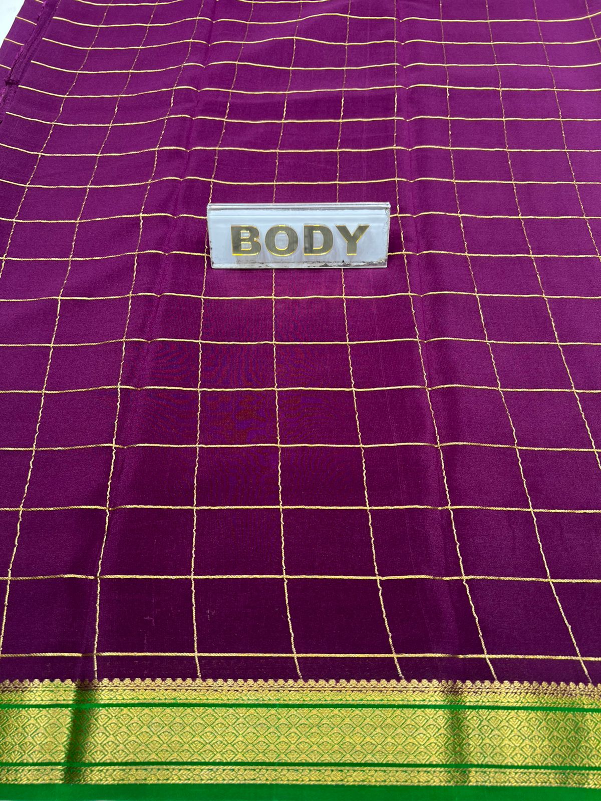 Pure Mysore Silk Saree.