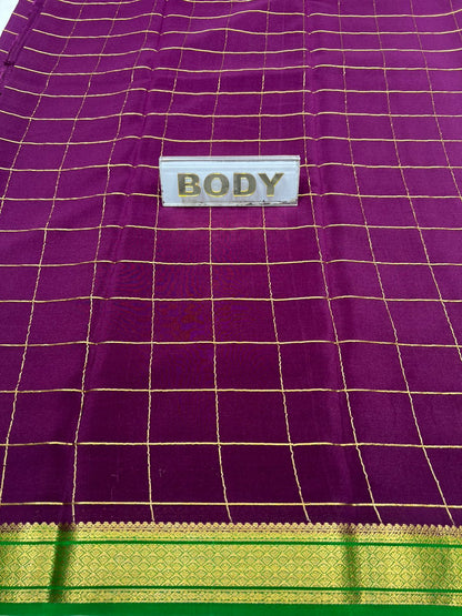 Pure Mysore Silk Saree.