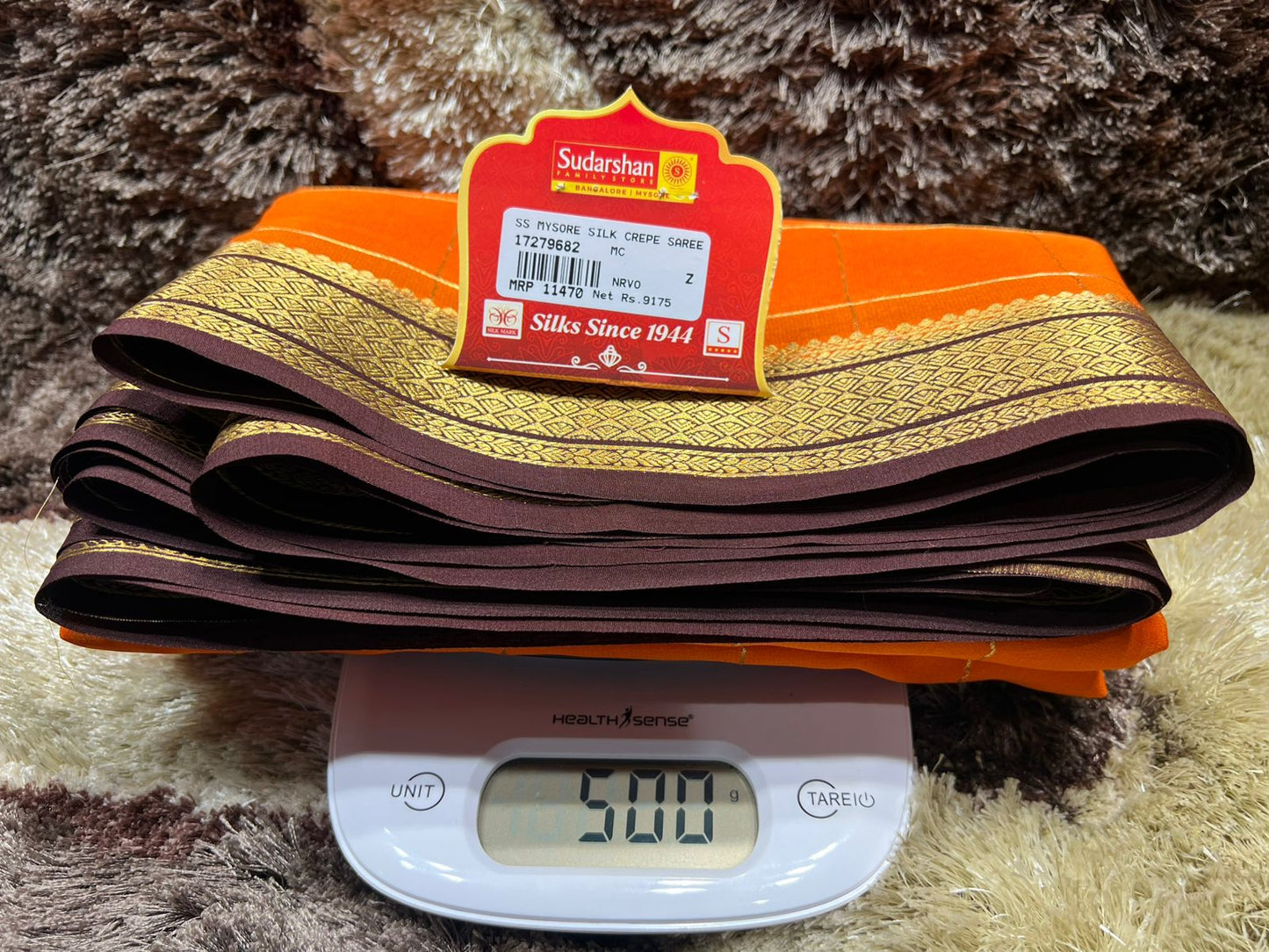 Pure Mysore Silk Saree.