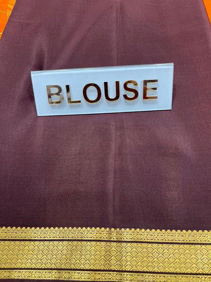 Pure Mysore Silk Saree.