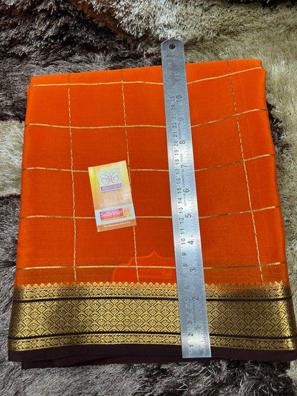 Pure Mysore Silk Saree.