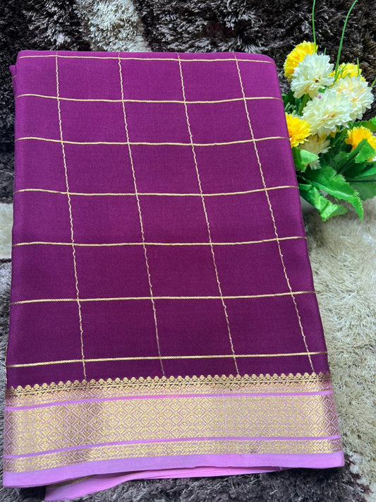 Pure Mysore Silk Saree.