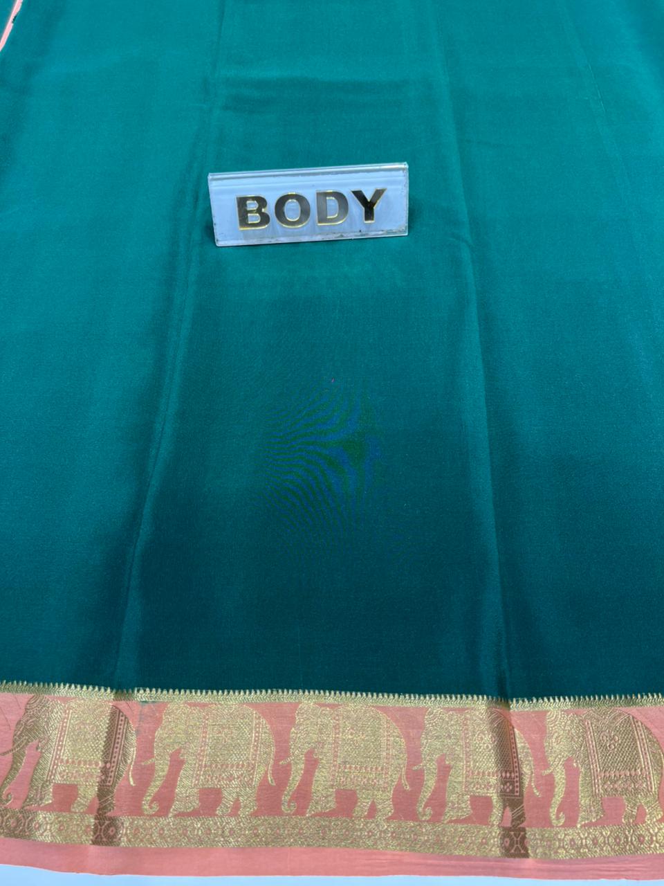 Pure Mysore Silk Saree.
