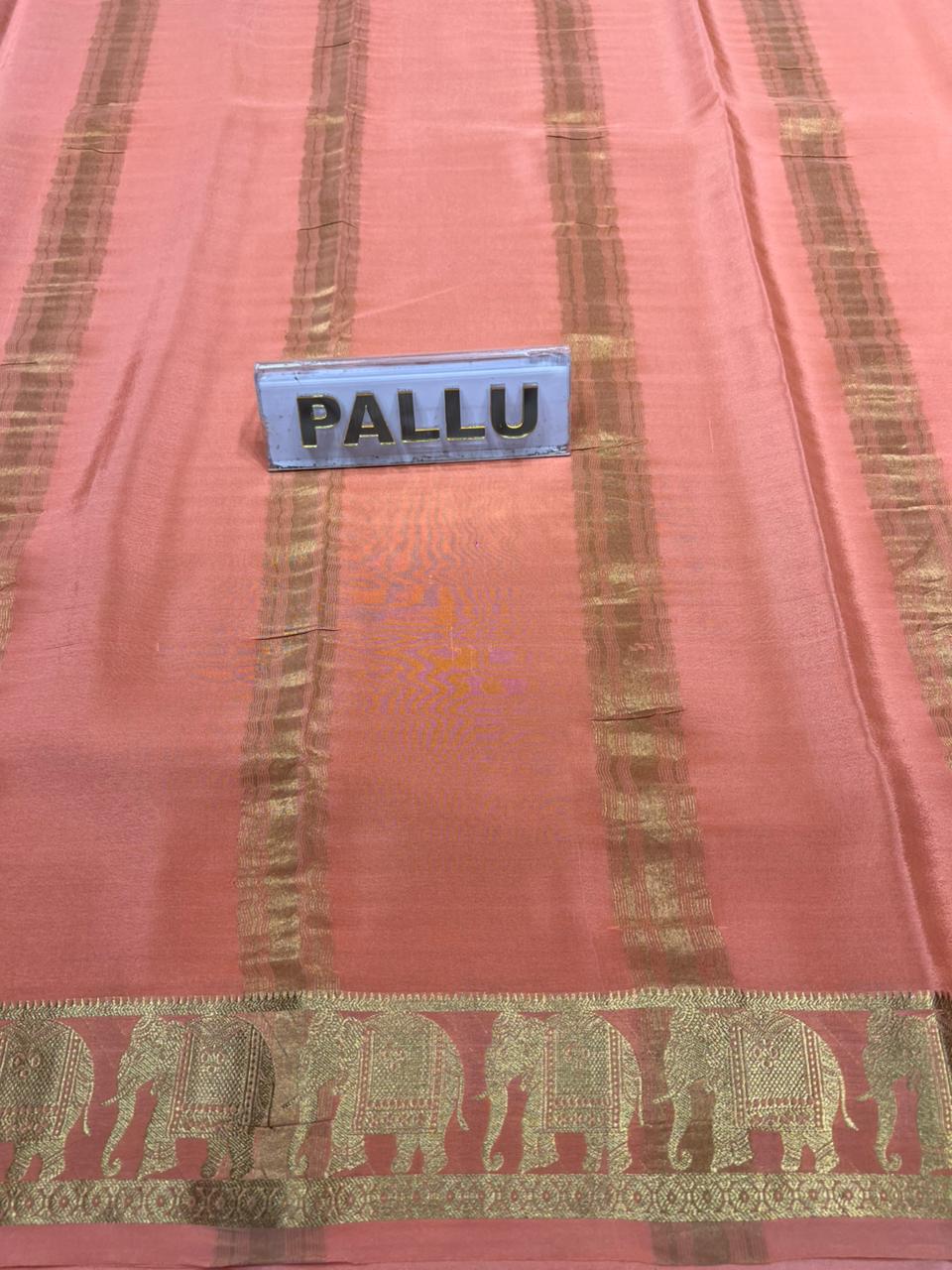 Pure Mysore Silk Saree.