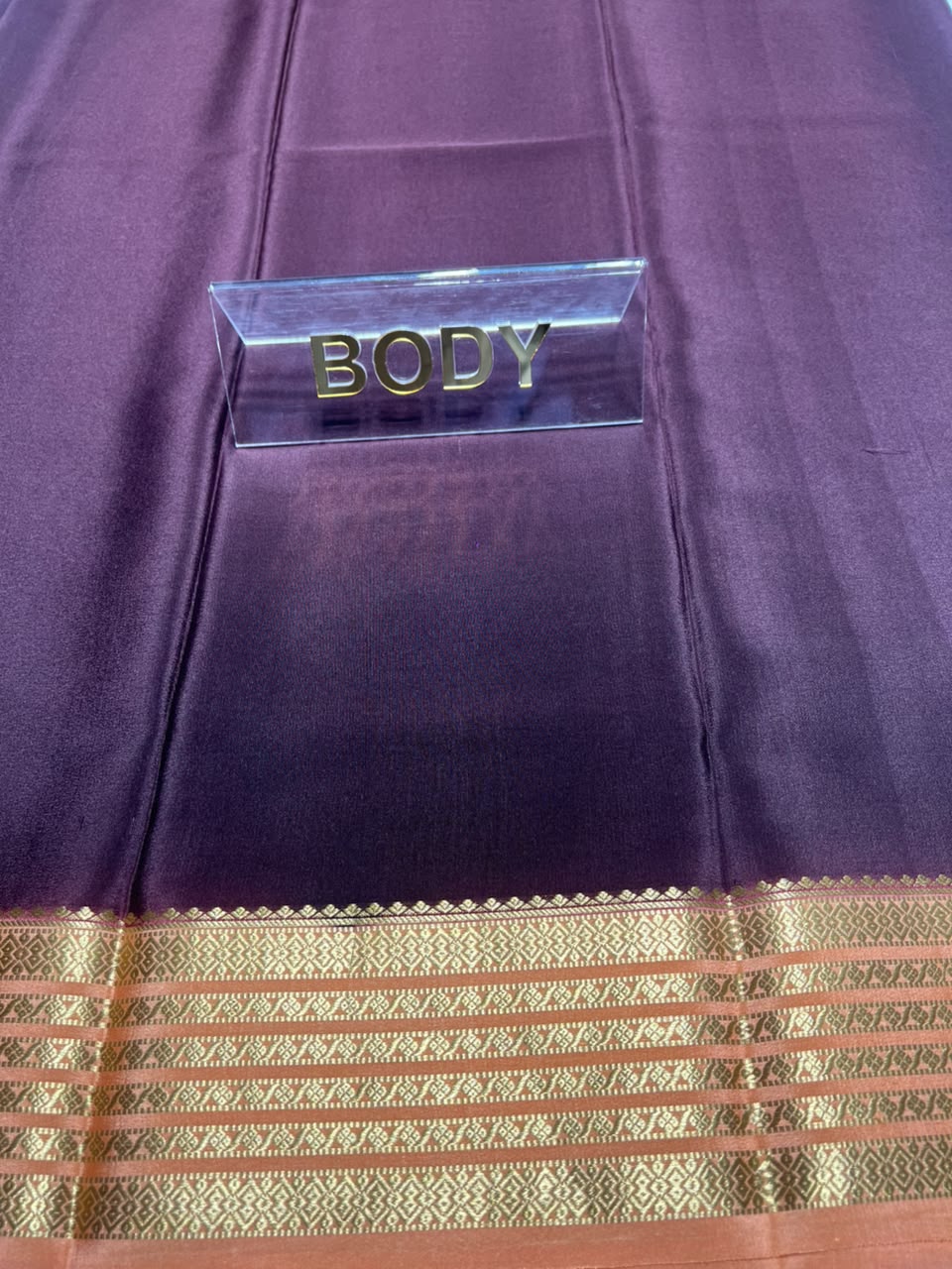 Pure Mysore Silk Saree.
