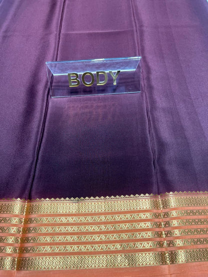 Pure Mysore Silk Saree.