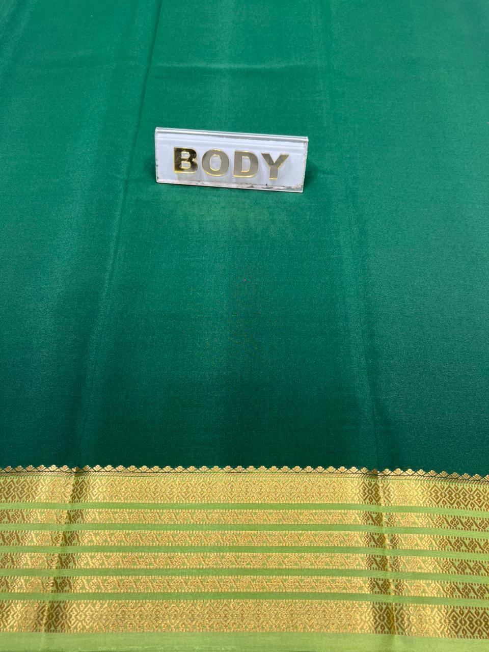Pure Mysore Silk Saree.