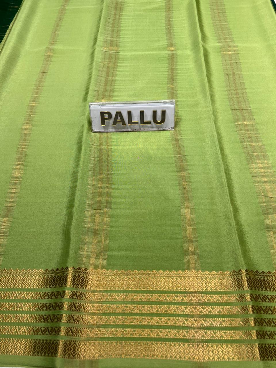 Pure Mysore Silk Saree.