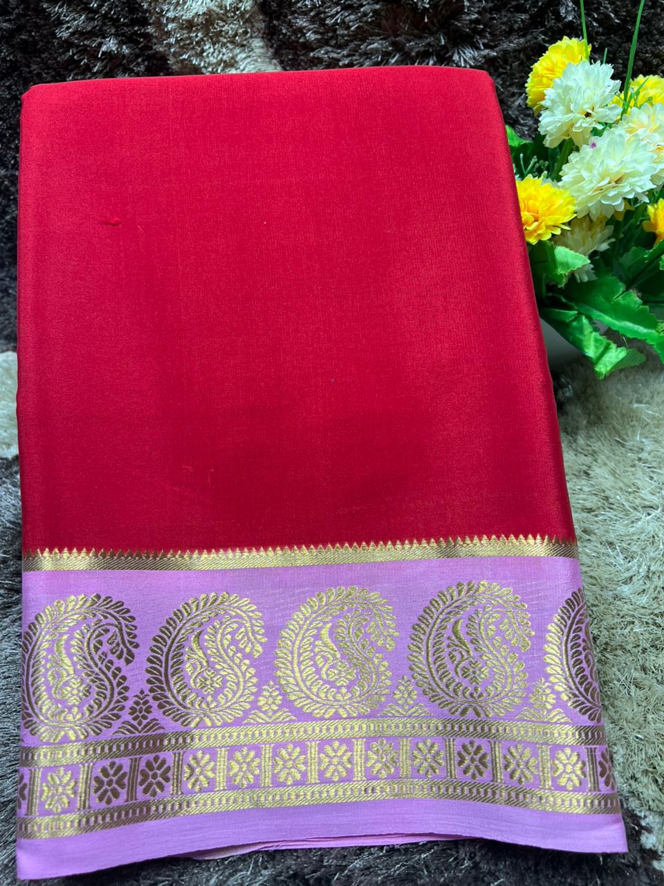 Pure Mysore Silk Saree.