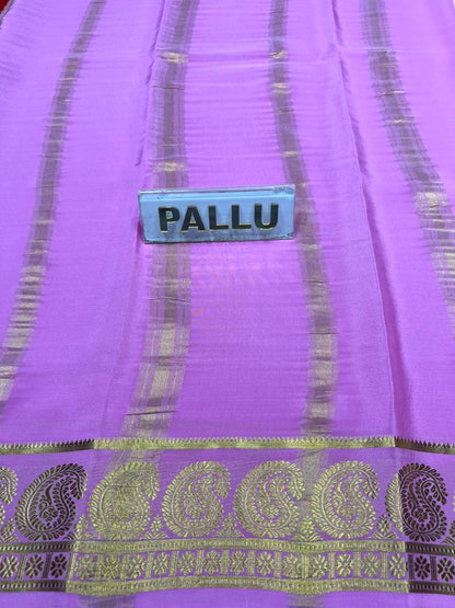 Pure Mysore Silk Saree.