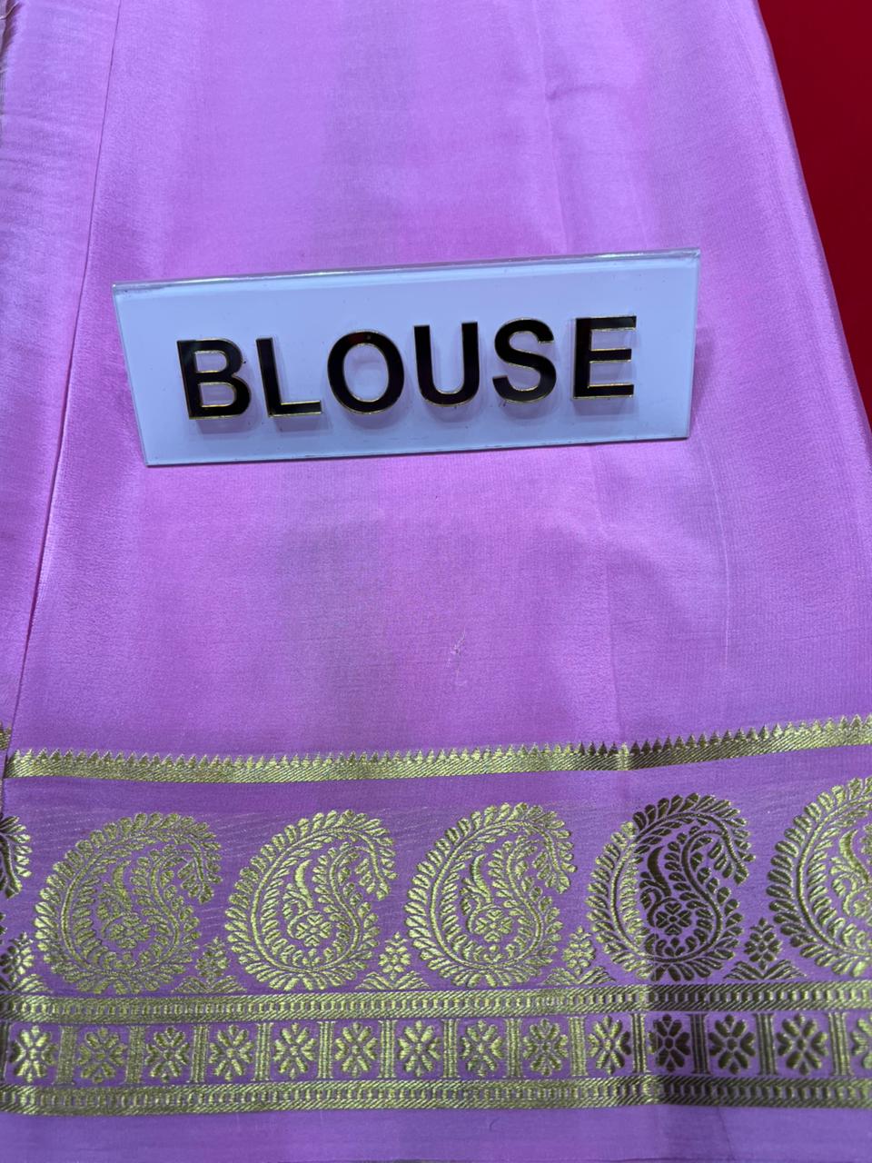 Pure Mysore Silk Saree.