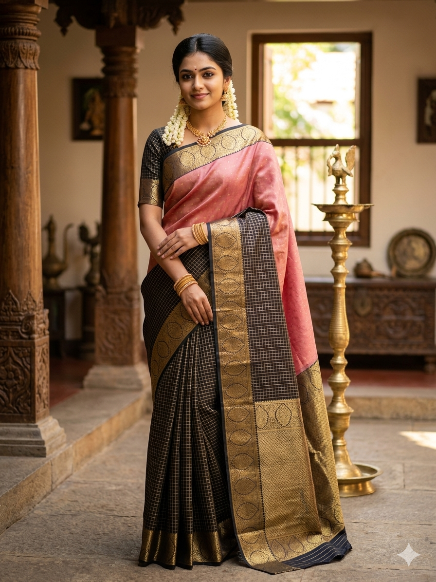 Pure Mysore Silk Saree.