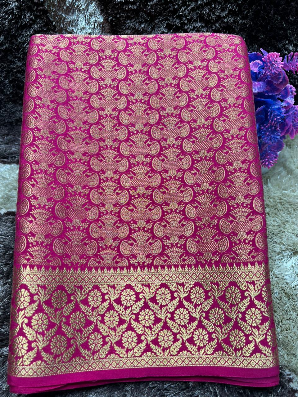 Pure Mysore Silk Saree.