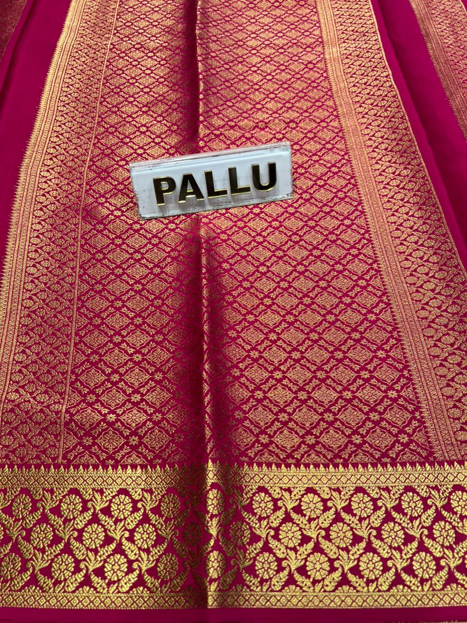 Pure Mysore Silk Saree.