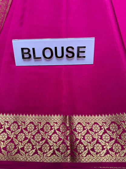 Pure Mysore Silk Saree.