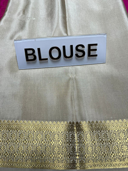 Pure Mysore Silk Saree.