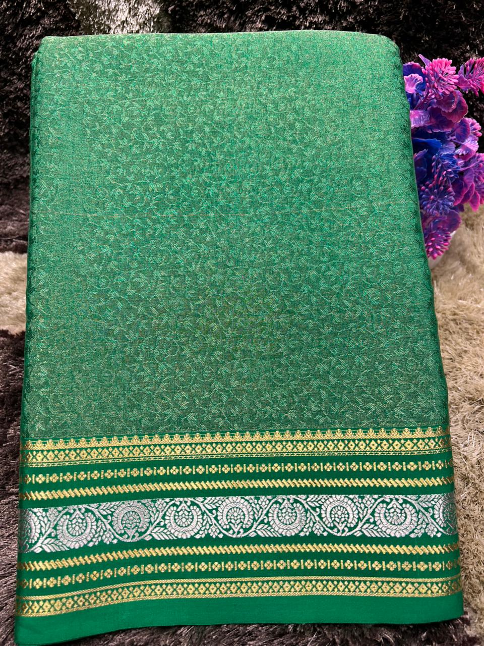 Pure Mysore Silk Saree.