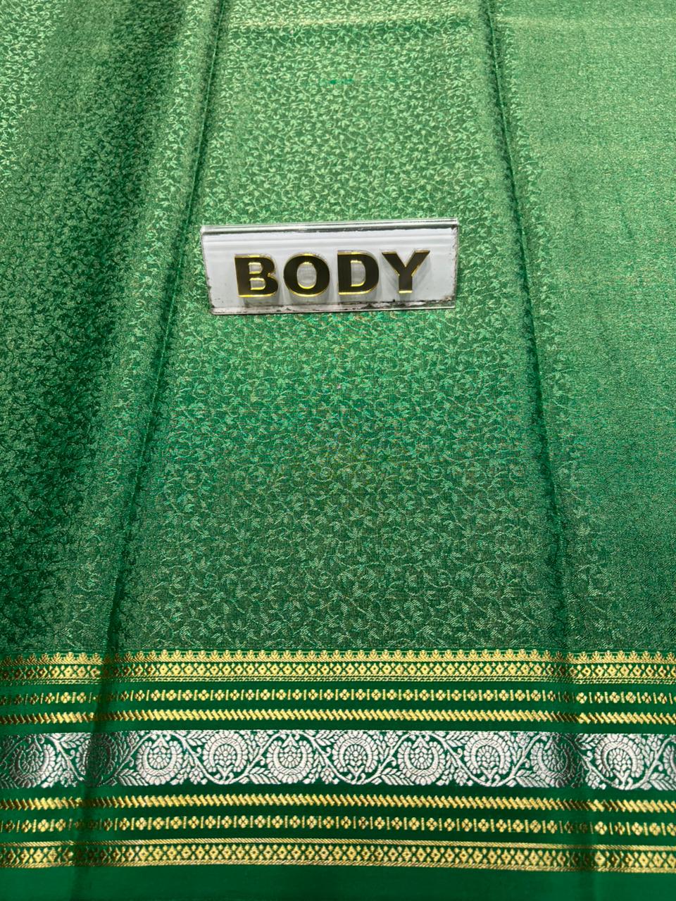Pure Mysore Silk Saree.