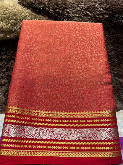 Pure Mysore Silk Saree.