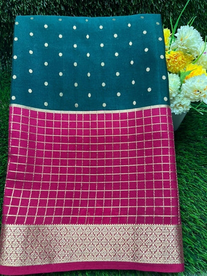 Pure Mysore Silk Saree.