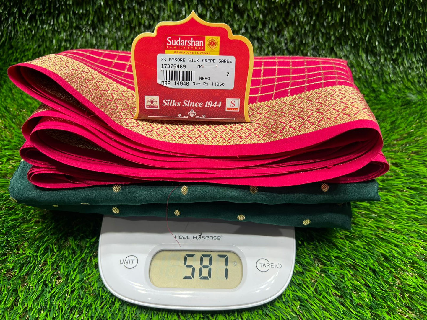Pure Mysore Silk Saree.