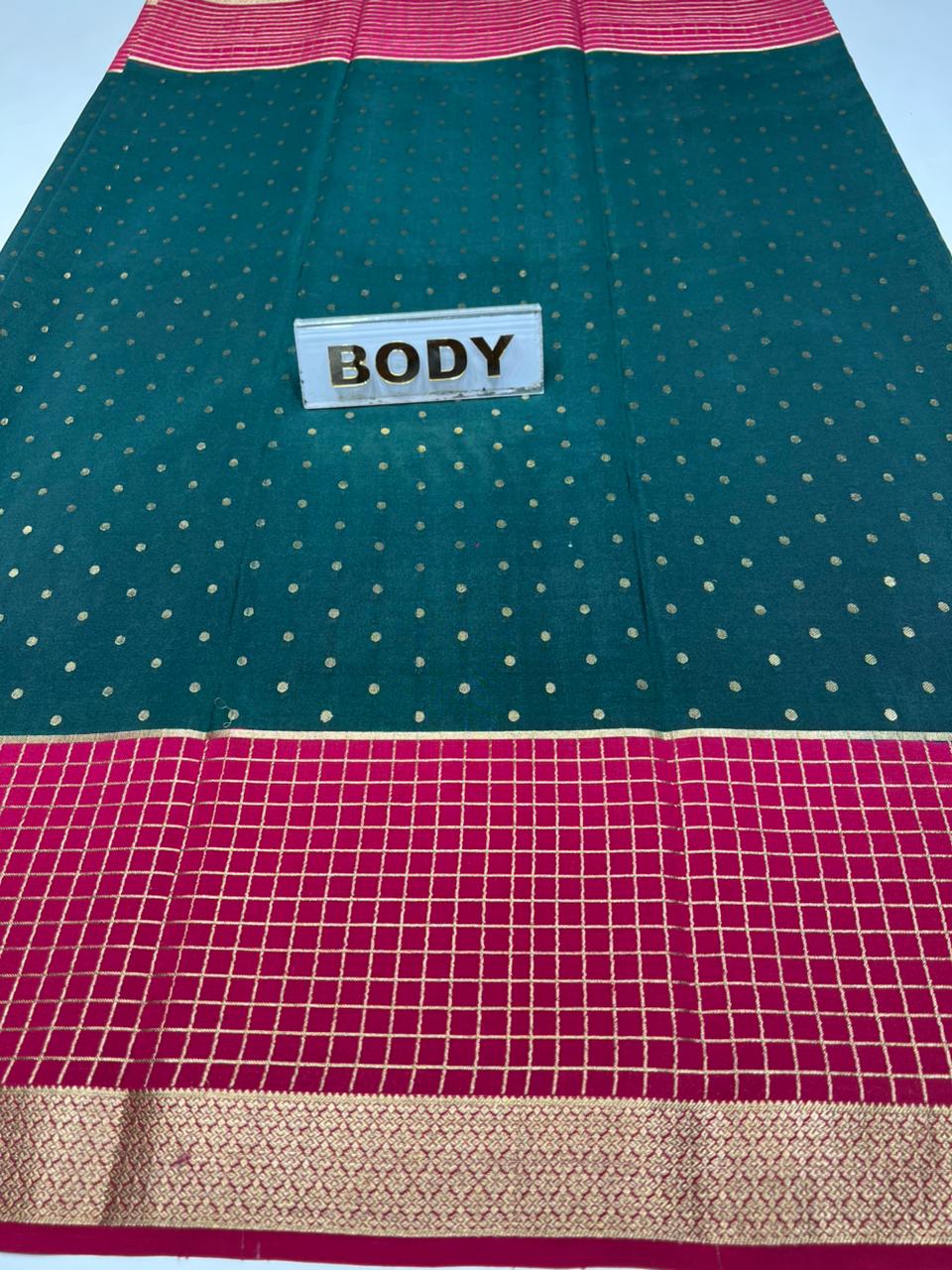 Pure Mysore Silk Saree.