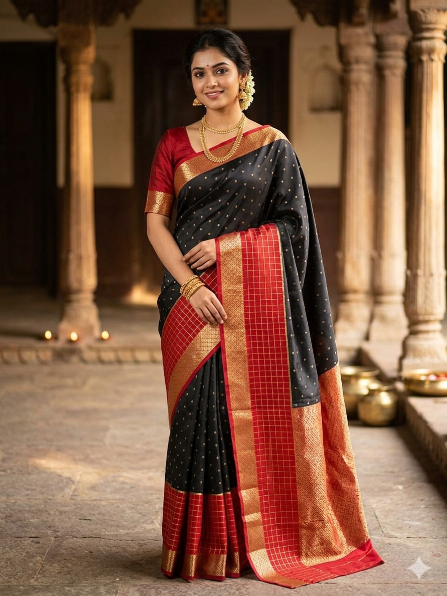 Pure Mysore Silk Saree.