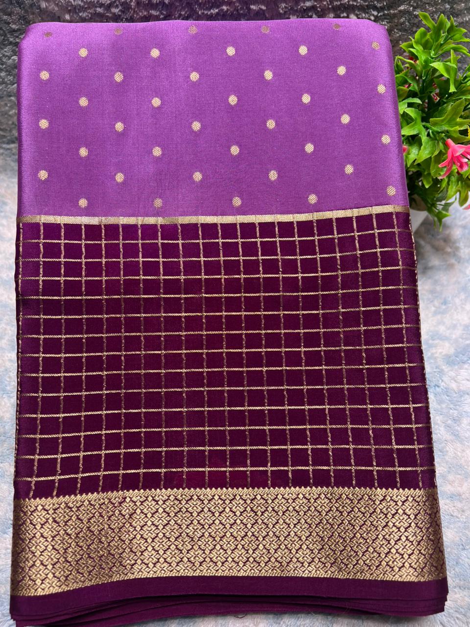 Mysore silk saree main image 1