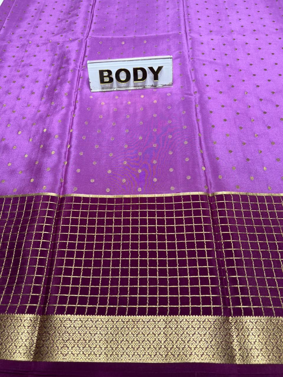 Pure Mysore Silk Saree.