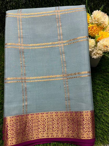 Pure Mysore Silk Saree.