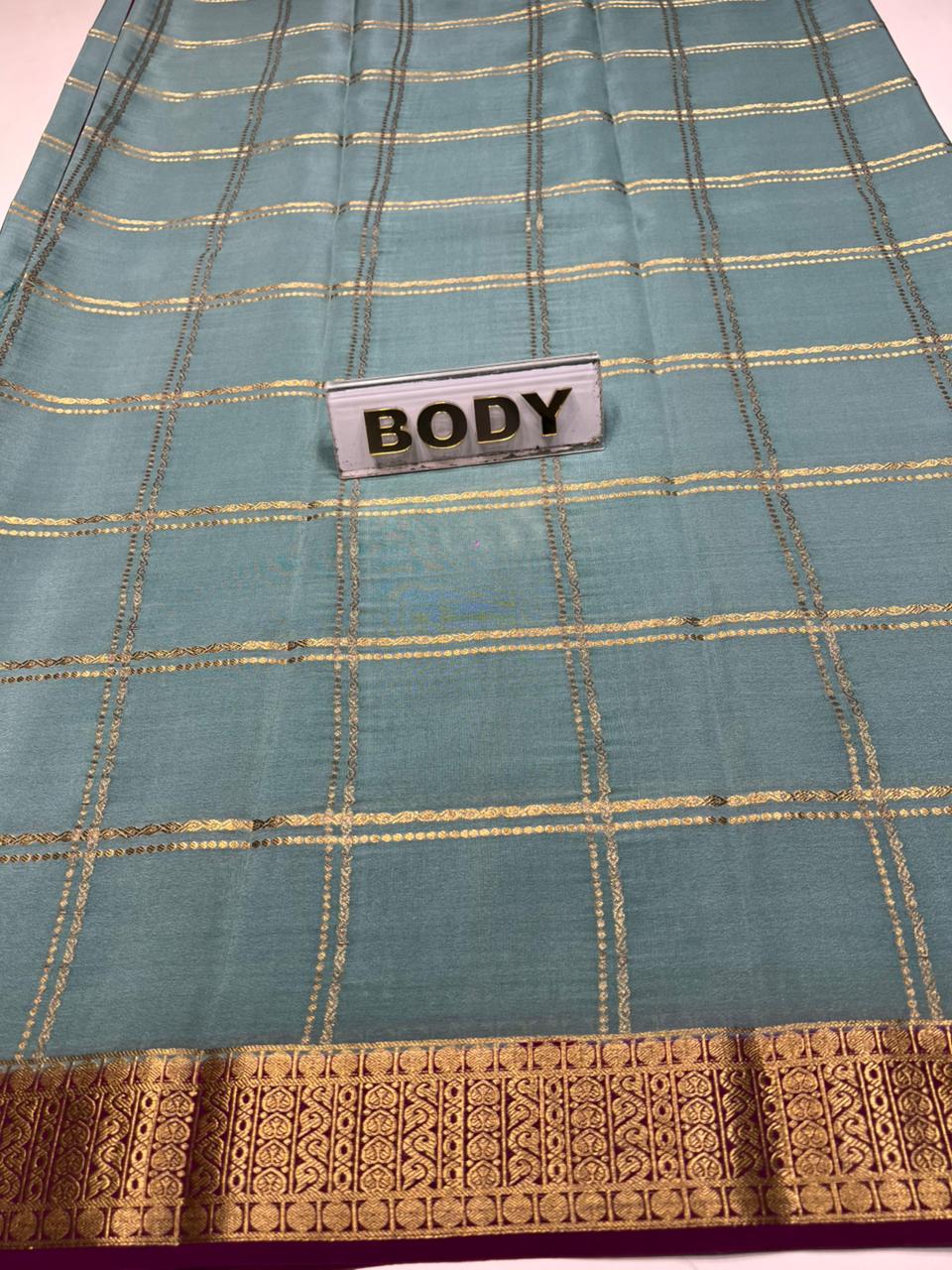 Pure Mysore Silk Saree.