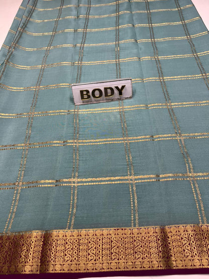 Pure Mysore Silk Saree.