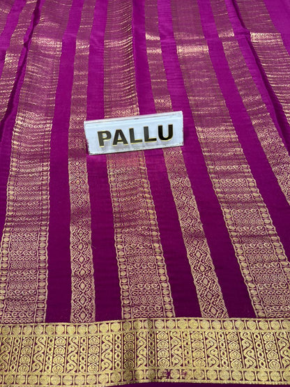 Pure Mysore Silk Saree.