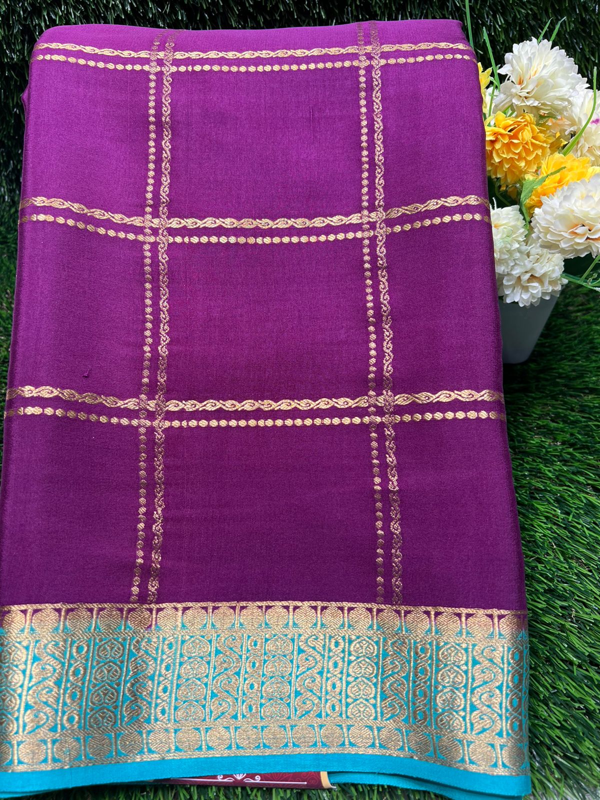 Pure Mysore Silk Saree.