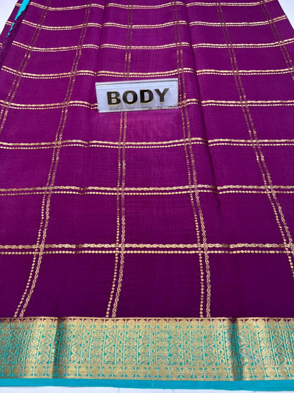 Pure Mysore Silk Saree.