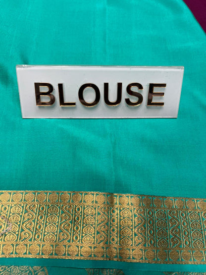 Pure Mysore Silk Saree.