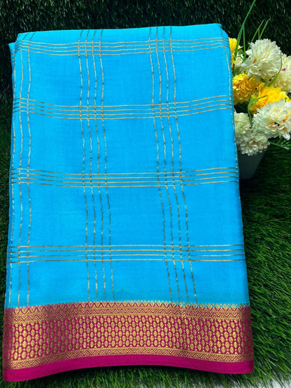 Pure Mysore Silk Saree.