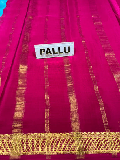 Pure Mysore Silk Saree.