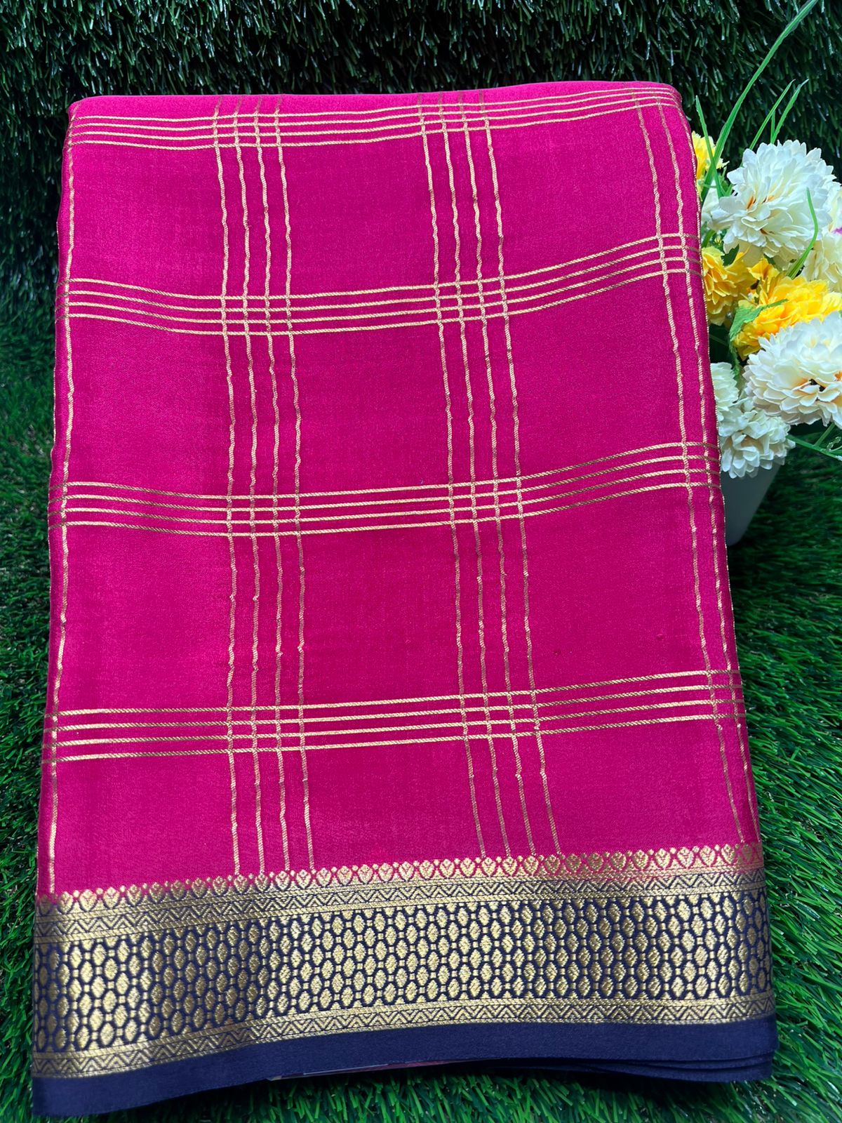 Pure Mysore Silk Saree.