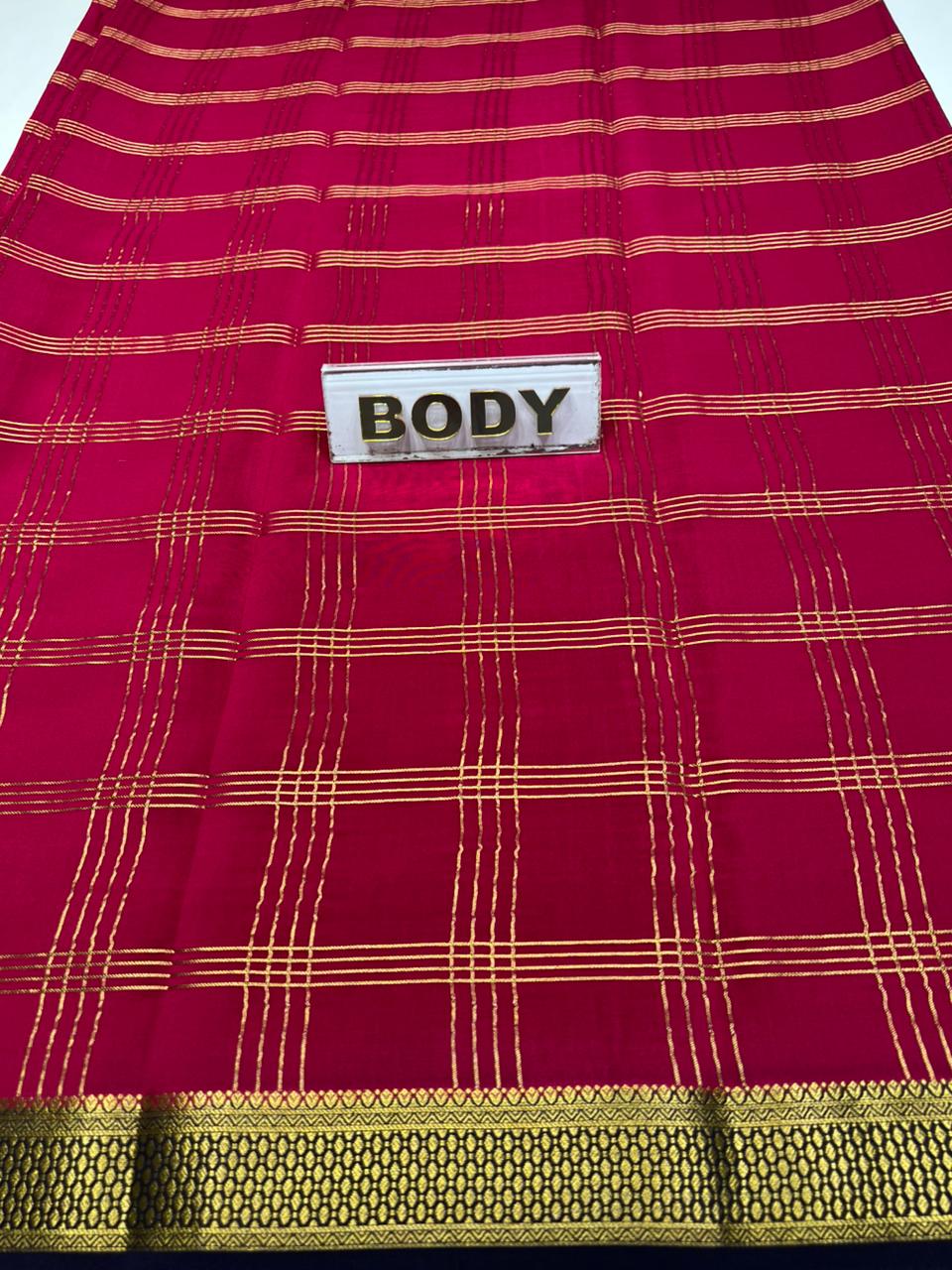 Pure Mysore Silk Saree.
