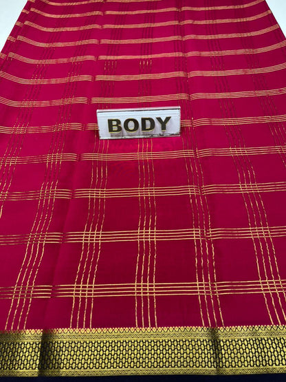 Pure Mysore Silk Saree.