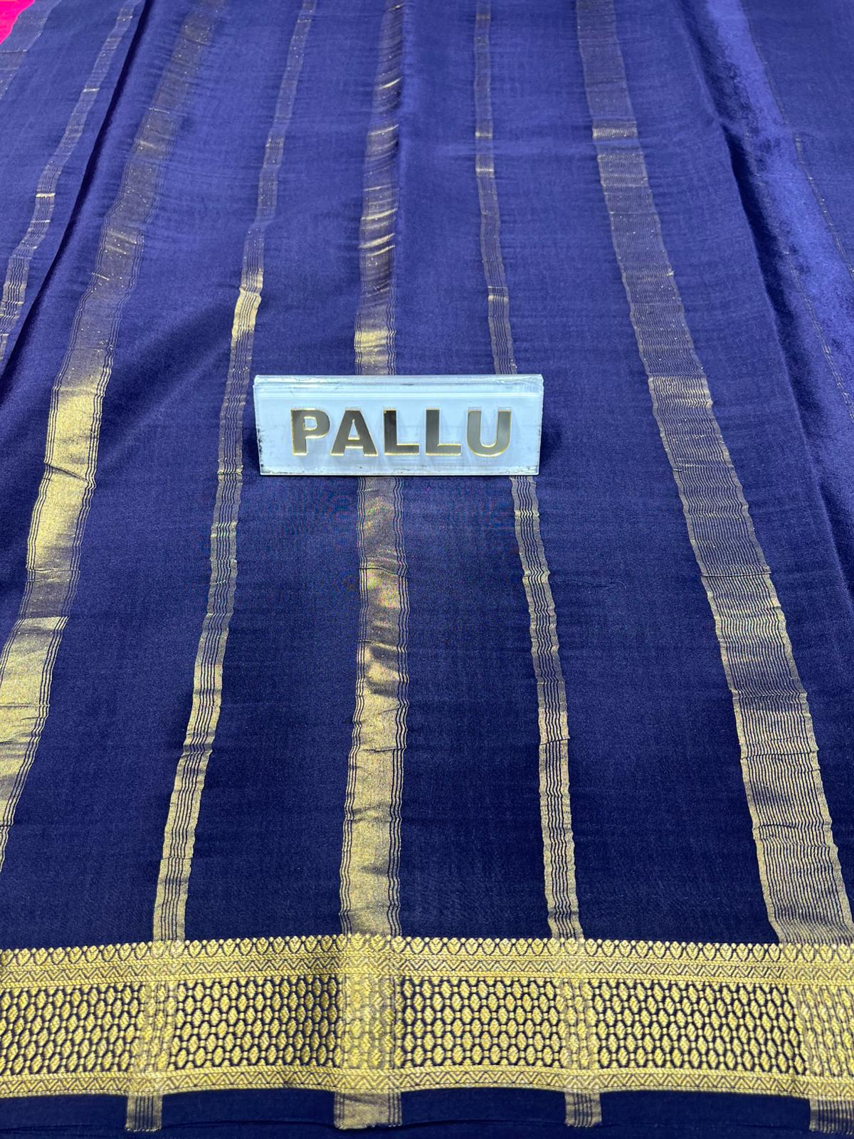 Pure Mysore Silk Saree.