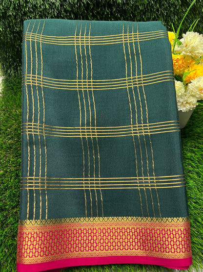 Pure Mysore Silk Saree.