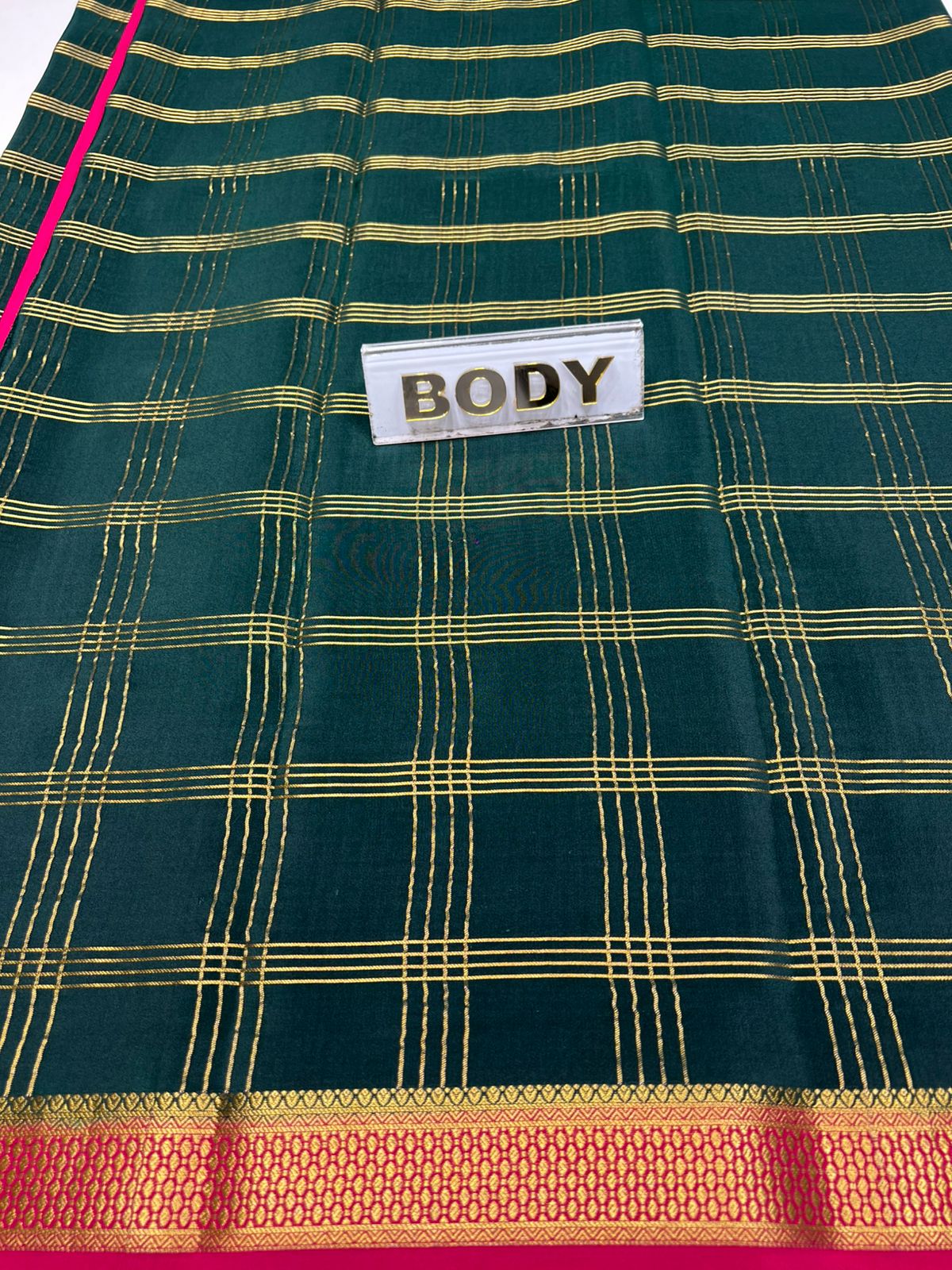 Pure Mysore Silk Saree.