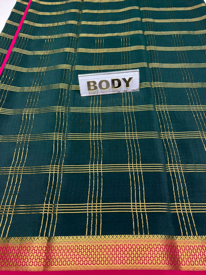 Pure Mysore Silk Saree.