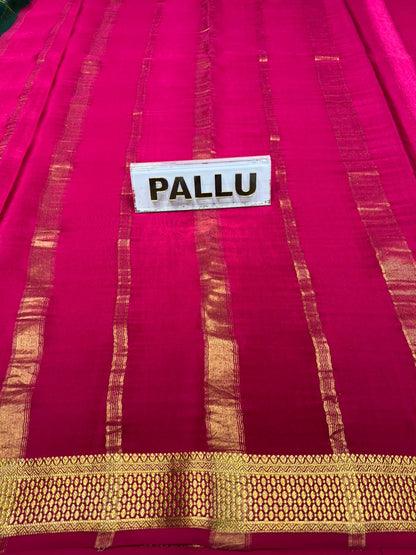 Pure Mysore Silk Saree.