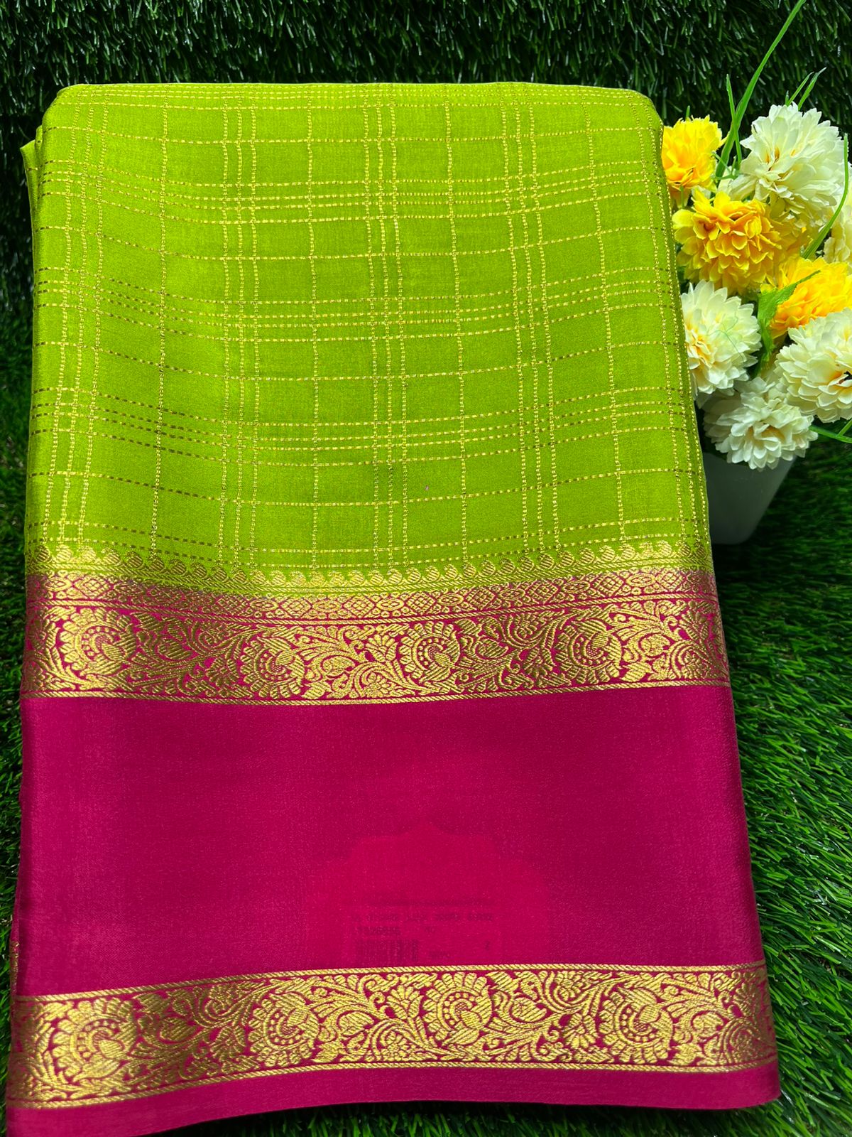 Pure Mysore Silk Saree.