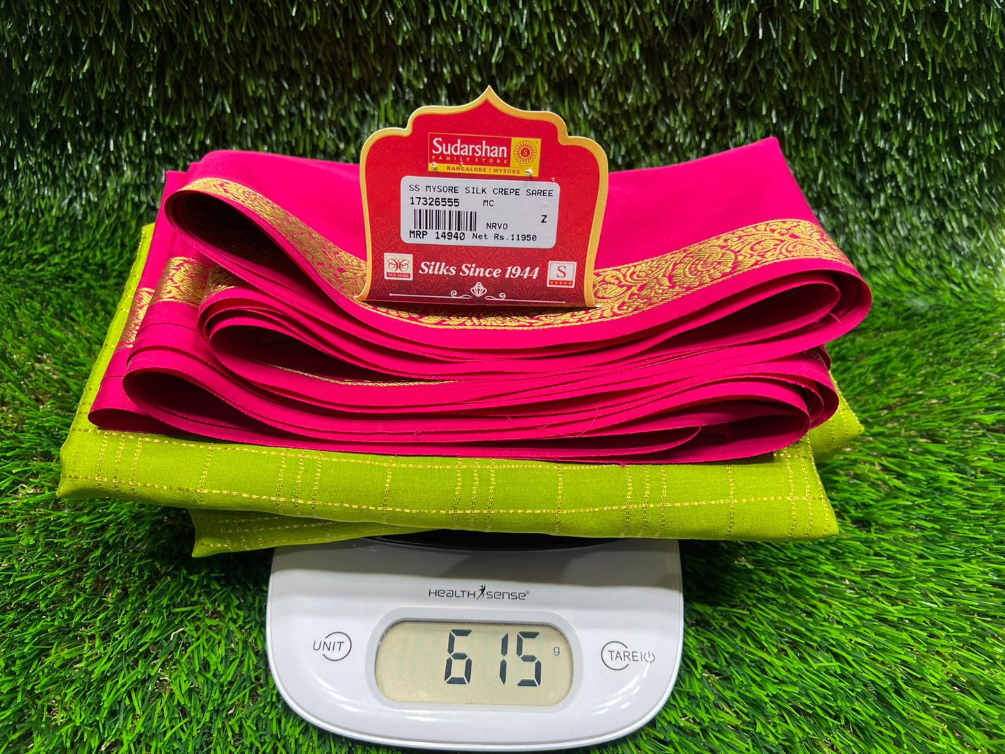 Pure Mysore Silk Saree.