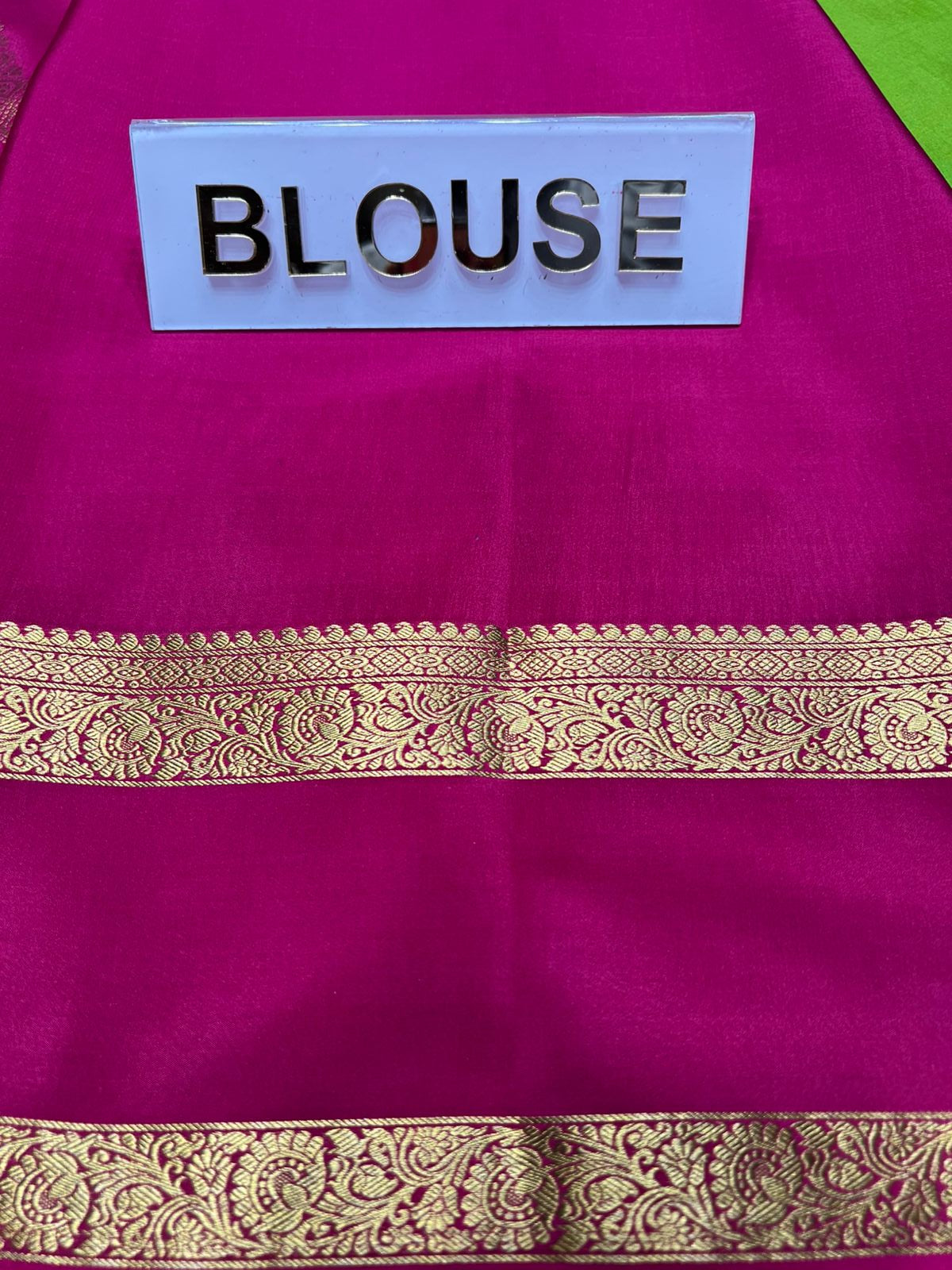 Pure Mysore Silk Saree.